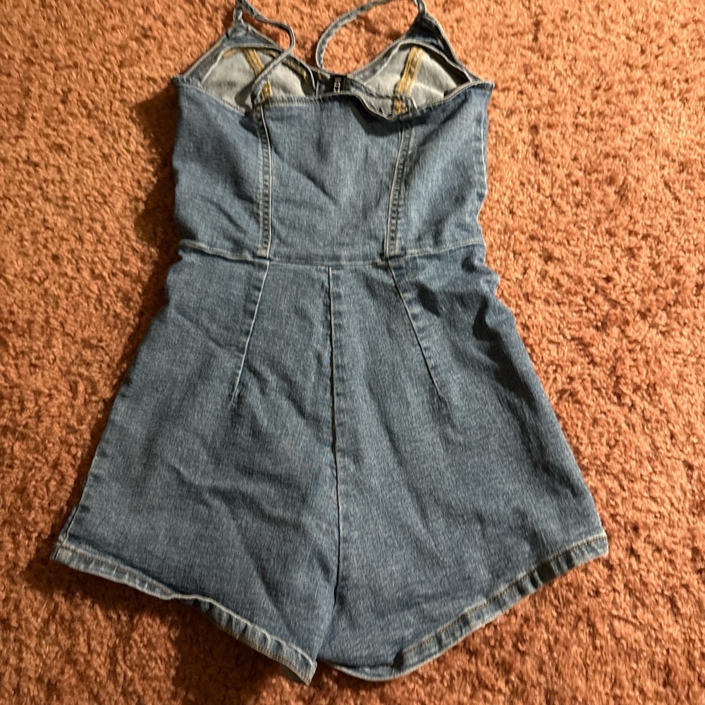 Divided Blue Denim Kids Romper